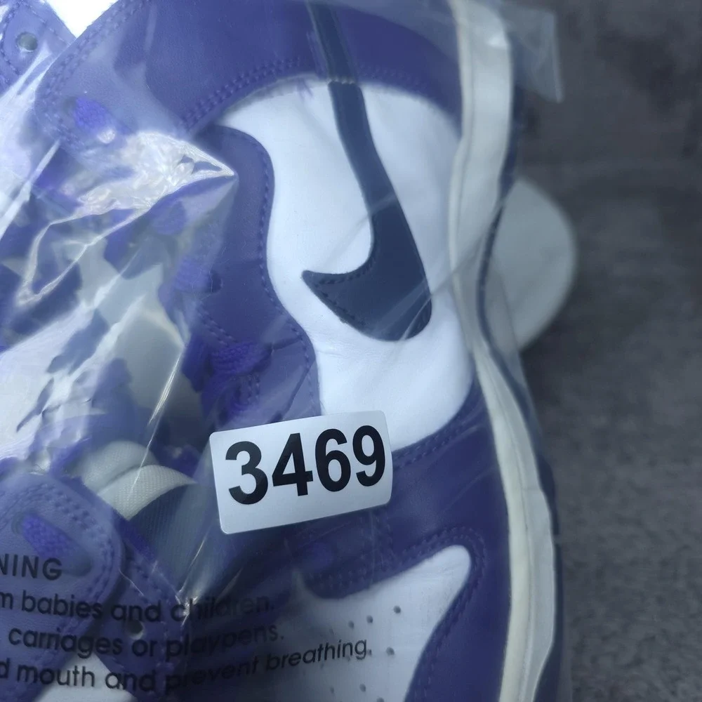 Nike Dunk High Shoes Youth Size 7Y Purple White Basketball Sneakers DH9751-100